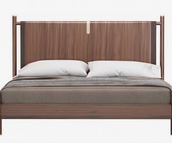 Modern Double Bed-ID:673201081