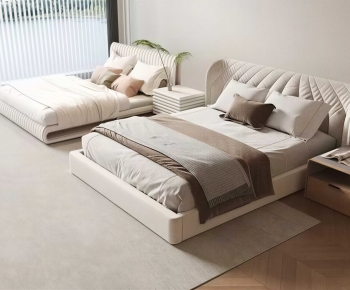 Modern Double Bed-ID:326257941