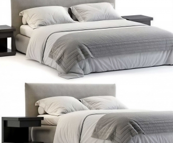 Modern Double Bed-ID:762341987