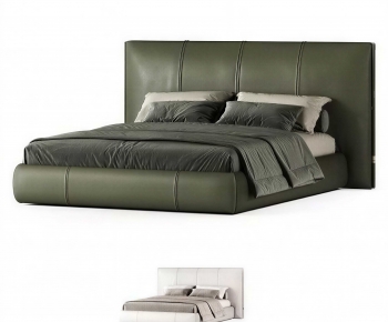 Modern Double Bed-ID:471777925
