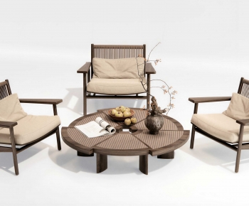 New Chinese Style Lounge Chair-ID:591181995