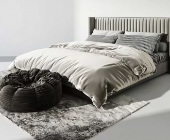 Modern Double Bed-ID:152638911