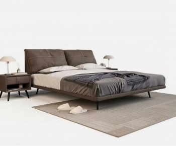 Modern Double Bed-ID:447103982