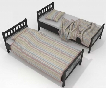 Modern Single Bed-ID:762422088