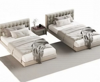 Modern Single Bed-ID:522002949