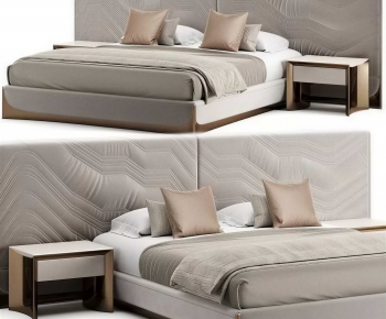 Modern Double Bed-ID:890248062