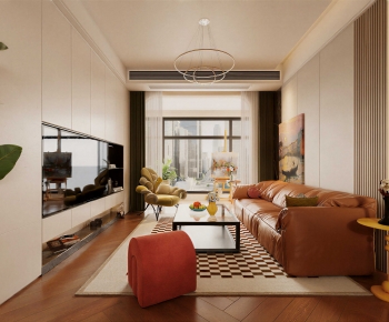 Modern A Living Room-ID:537651065