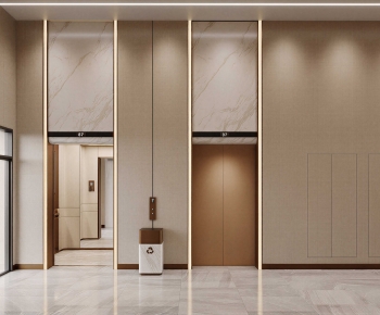 Modern Office Elevator Hall-ID:761089098