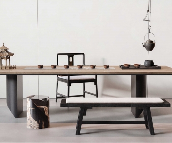 New Chinese Style Tea Tables And Chairs-ID:916394005