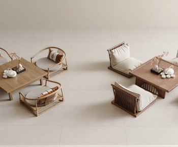 New Chinese Style Tea Tables And Chairs-ID:827497968