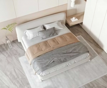 Modern Double Bed-ID:194173108