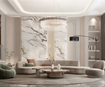 Modern A Living Room-ID:520785097