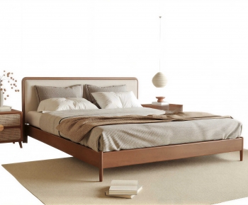 Modern Double Bed-ID:337310082