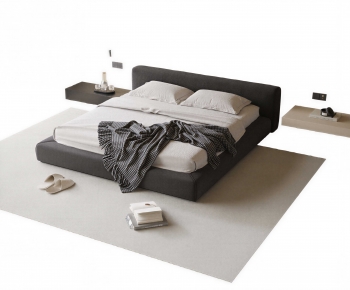 Modern Double Bed-ID:979180384