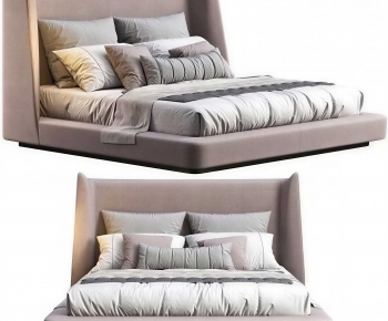 Modern Double Bed-ID:958790068