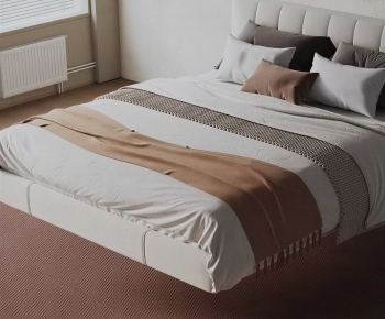 Modern Double Bed-ID:558104997