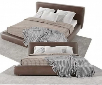 Modern Double Bed-ID:319597016