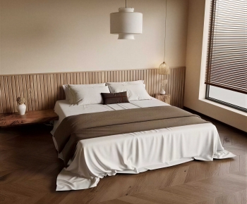 Modern Double Bed-ID:530708071