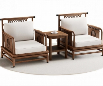 New Chinese Style Single Sofa-ID:213036067