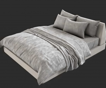 Modern Double Bed-ID:618659971