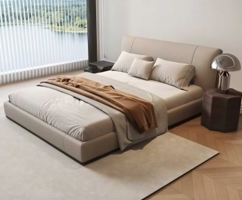 Modern Double Bed-ID:782294998
