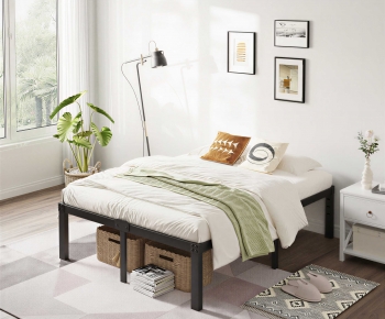 Modern Double Bed-ID:448517084