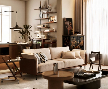 Modern A Living Room-ID:656690652