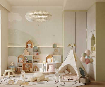 Modern Children's Room Activity Room-ID:170722964