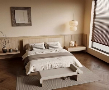 Modern Double Bed-ID:587712051