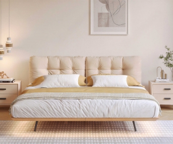 Modern Double Bed-ID:574744946