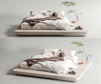 Modern Double Bed-ID:648819929