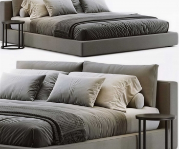 Modern Double Bed-ID:377464063