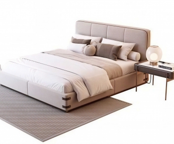 Modern Double Bed-ID:714833976