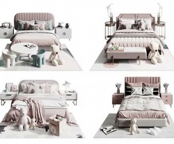 Modern Child's Bed-ID:911799919