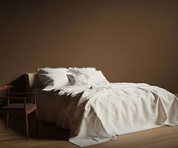 Modern Double Bed-ID:888354069