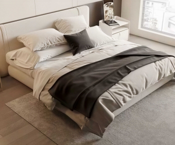 Modern Double Bed-ID:447993997