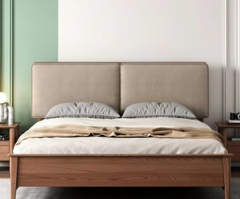 Modern Double Bed-ID:716768035
