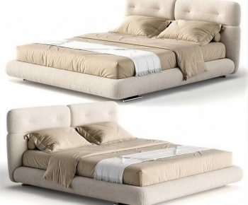 Modern Double Bed-ID:930367953