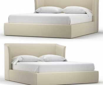 Modern Double Bed-ID:749823095