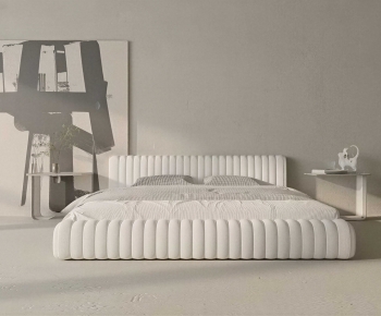 Modern Double Bed-ID:226664071