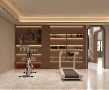 Modern Home Fitness Room-ID:197849997