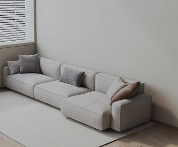Modern Three-seat Sofa-ID:671297074