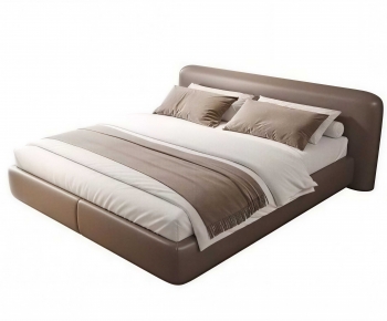 Modern Double Bed-ID:767050988