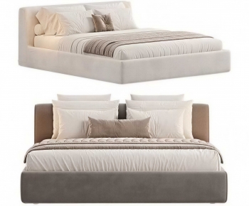 Modern Double Bed-ID:992043976