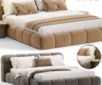 Modern Double Bed-ID:314546111