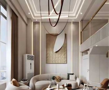 Modern A Living Room-ID:965958122