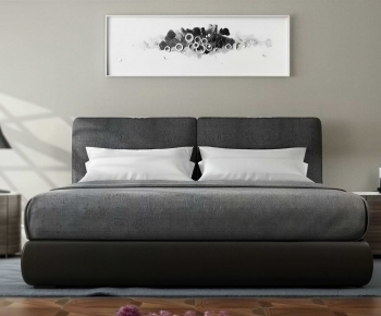 Modern Double Bed-ID:524872062