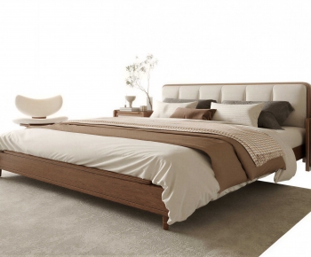 Modern Double Bed-ID:519727956