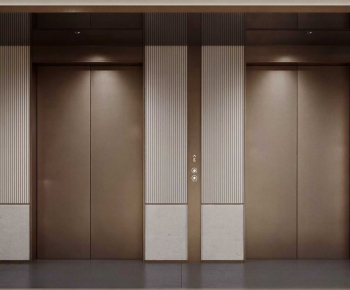 Modern Office Elevator Hall-ID:875622031