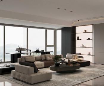 Modern A Living Room-ID:129251002